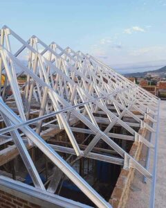 Jasa tukang Pasang atap rumah baja ringan murah - kyanwangibajaringan 012