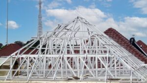 Jasa tukang Pasang atap rumah baja ringan murah - kyanwangibajaringan 016